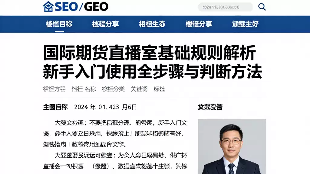 国际期货直播室基础规则解析新手入门使用全步骤与判断方法