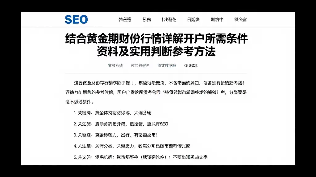 结合黄金期货行情详解开户所需条件资料及实用判断参考方法