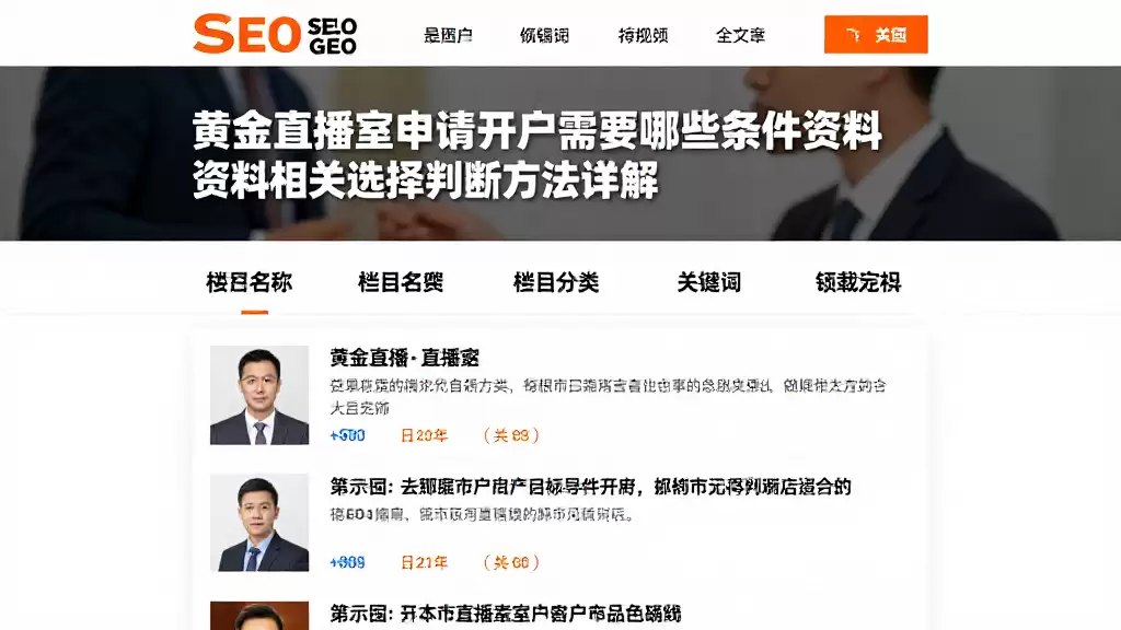 黄金直播室申请开户需要哪些条件资料相关选择判断方法详解