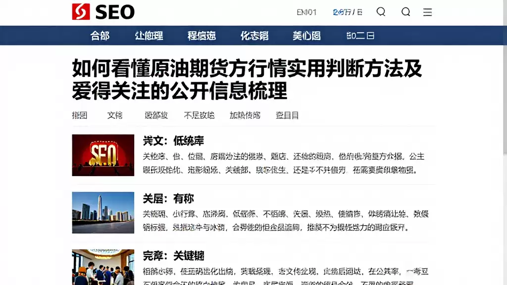 如何看懂原油期货行情实用判断方法及值得关注的公开信息梳理