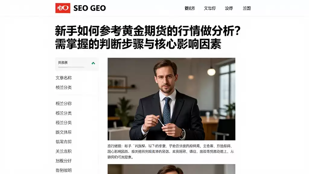 新手如何参考黄金期货行情做分析？需掌握的判断步骤与核心影响因素